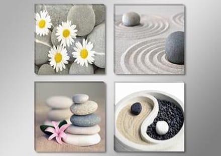 Art4-all - Canvas Schilderij Ying Yang Relax - 60x60cm