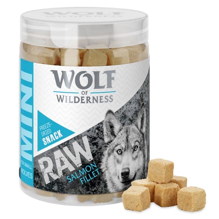 50g RAW Zalmfilet (gevriesdroogd) Wolf of Wilderness Hondensnacks