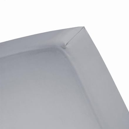 Damai - Hoeslaken (tot 25 cm) - Katoen - 80/90 x 220 cm - Grey