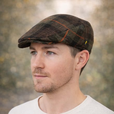 Hatman of Ireland Flat Cap Aran Turf 100% Iers scheerwol maat L/XL (59-61cm)