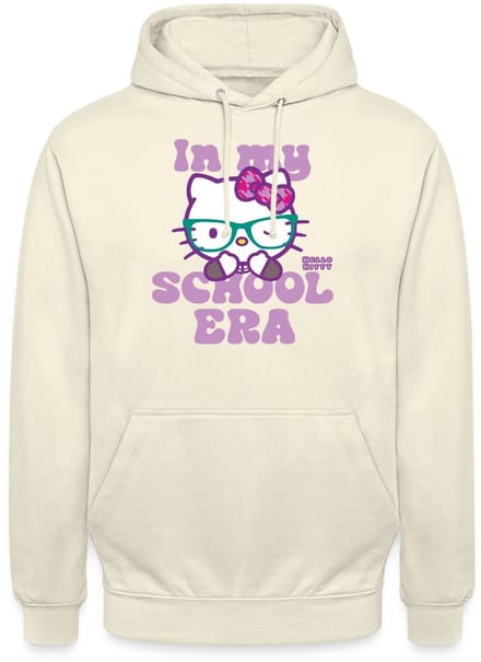 Hello Kitty Met Bril In My School Era Hoodie Unisex