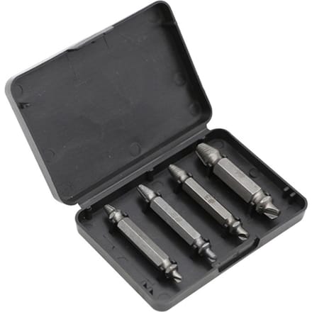 4 Stuks Beschadigde Schroefbreuk Bouttrekker Boren Gids Set Gebroken Schroeven Gemakkelijk Uit Remover Tool 4Pcs
