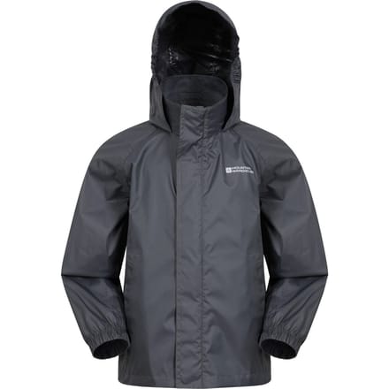 Mountain Warehouse Pakka II Waterdichte Jas voor Kinderen/Kinderen (Grijs)