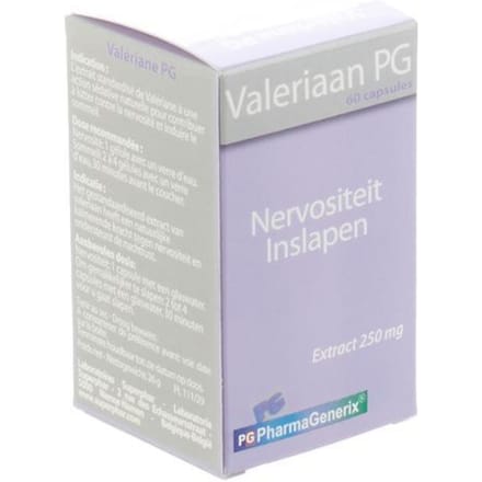 Valeriaan Pg Pharmagenerix Caps 60