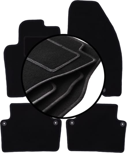Complete set veloursmatten voor: Volvo V70 II stationwagen (2000-2007)