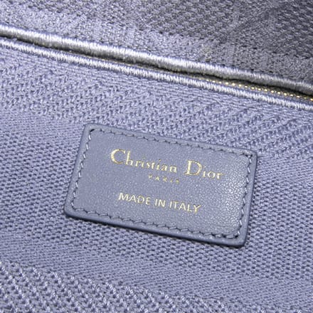 Dior Caro Mini Tas Paarse Canvas