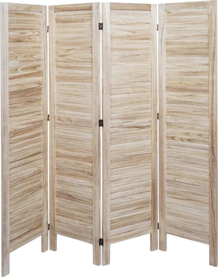Kamerscherm MCW-G30, privacyscherm, shabby look 170x162cm ~ lichtbruin