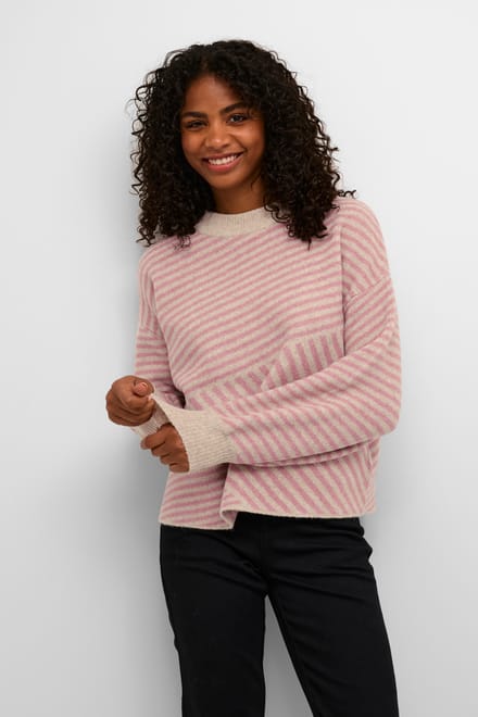 Kaffe KAverana Knit Pullover Dames Trui - Maat L