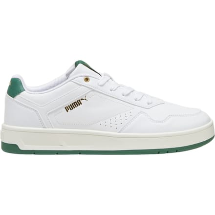 PUMA Court Classic Unisex Sneakers - PUMA White-Vine-PUMA Gold
