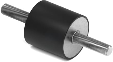 Rubbermagazijn - Trillingsdemper - Type A - 20x20mm - M6 - Set 10 stuks