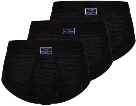 ESGE Heren Slip met voorsluiting 3 pack- Fijnrib Jeans