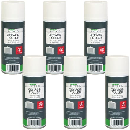 6x vatenvuller NIET-ONTLAMBAAR 400ml