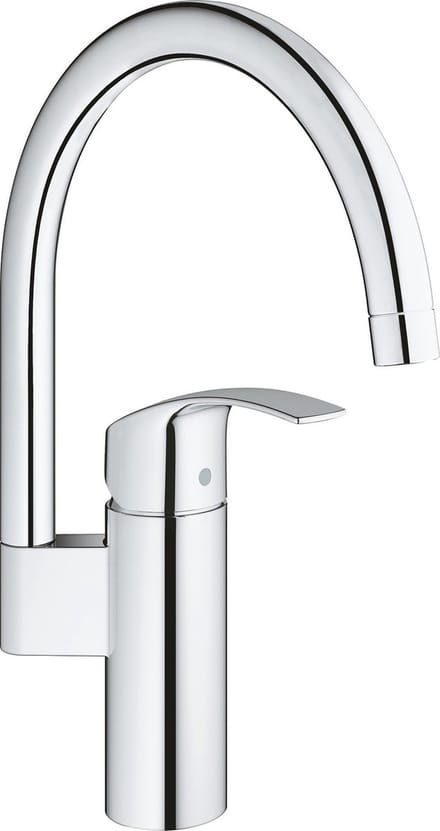 Grohe Eurosmart Keukenmengkraan chroom hoge uitloop