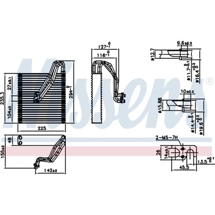 Verdamper, airconditioning NISSENS 92363