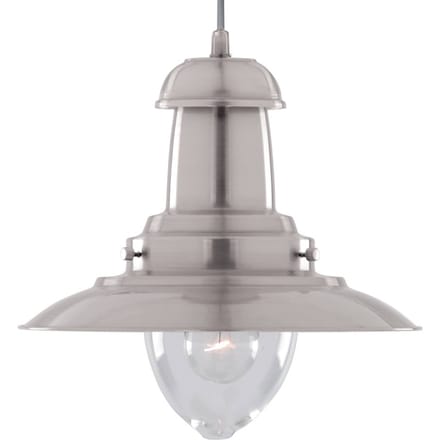 Searchlight Hanglamp Fisherman Ø 32cm in zilver