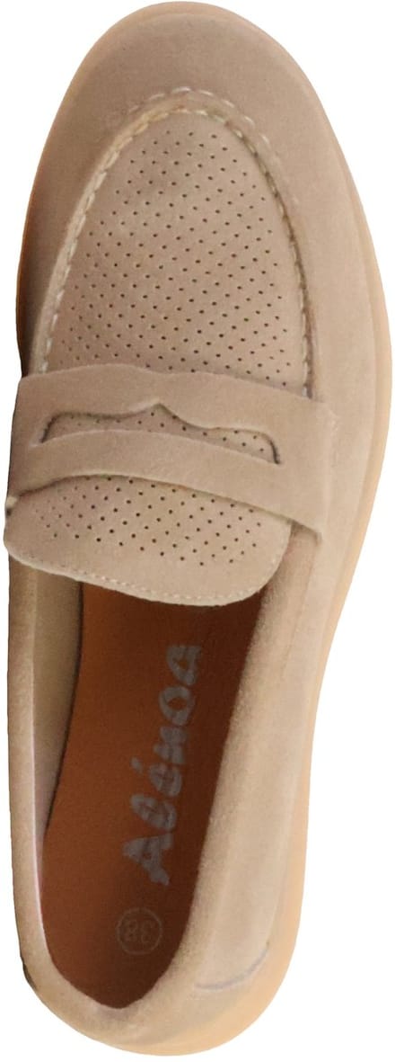 Alénoa leren mocassin