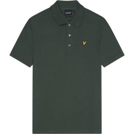 Diepgroen poloshirt met Lyle & Scott-logo op de borst