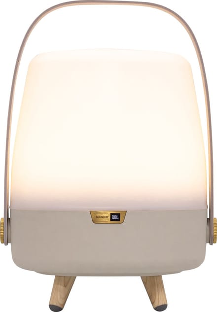 Kooduu Lite-Up Play Mini - Draagbare Speaker Lamp - Krachtig Geluid - Warm Wit Licht - Sand