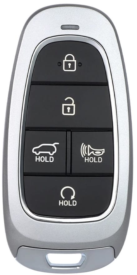 XEOD Autosleutelbehuizing - sleutelbehuizing auto - sleutel - Autosleutel / Geschikt voor: Hyundai Tucson 5 knops