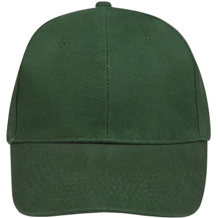 SOLS Buffalo 6 panel baseballpet (Fles groen)