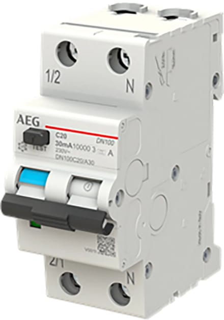 AEG aardlekautomaat C20 1P+N 30mA Type A (2CSR975131R1204)