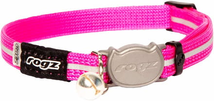 Rogz Alleycat Halsband - Kattenhalsband - Roze - 4.1 x 23.6 cm