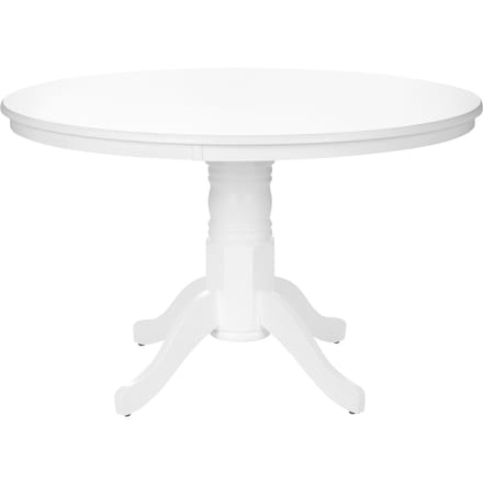 AKRON - Ronde eettafel - Wit - 120 cm - MDF
