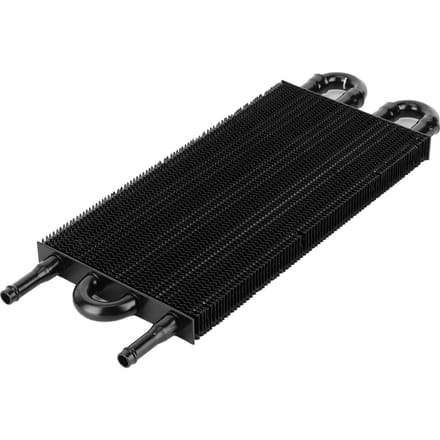 4 Rijen Aluminium Oliekoeler Transmissie Stuurbekrachtiging Koeling Universeel Accessoire OC1401 black