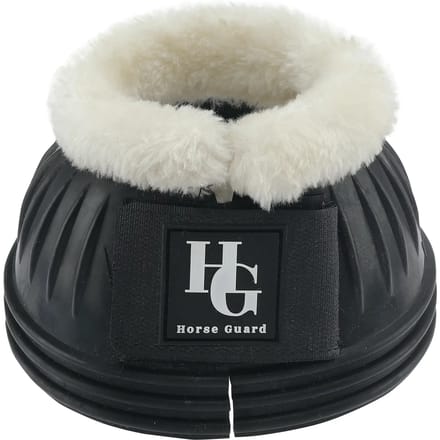 Natuurrubber paardenbellen met bont HorseGuard