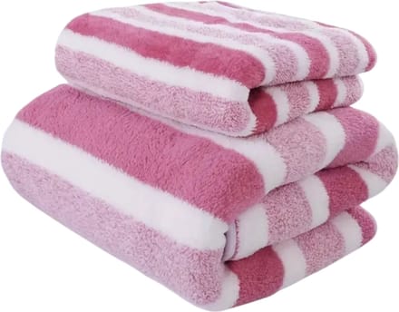 Nivard Handdoeken Set - Hotelkwaliteit - Handdoek - Towel - Roze - 2 Stuks