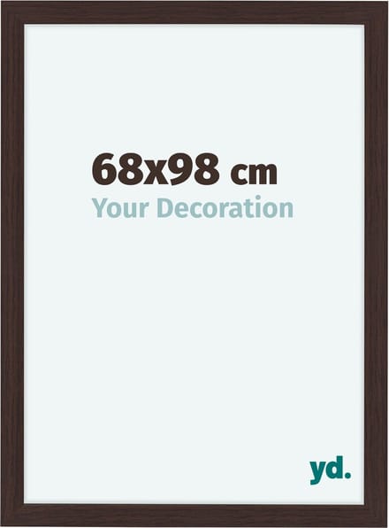Your Decoration - Fotolijst 68x98 cm - MDF - Eiken Donker - Como