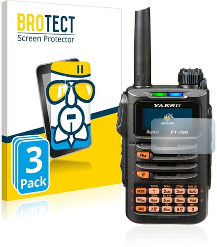 Screenprotector 3 Stuks voor Yaesu FT-70DR Beschermglas transparant
