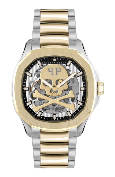 Philipp Plein PWRAA0323 $keleton $pectre Automatisch Herenhorloge 42mm goud