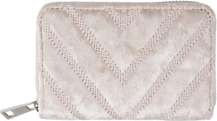 Juleeze Portemonnee 8*13 cm Beige Kunstleer Rechthoek Beurs Geldbeurs Geldbuidel