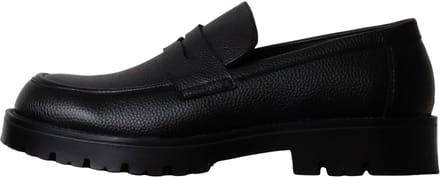 Lage leren mocassin