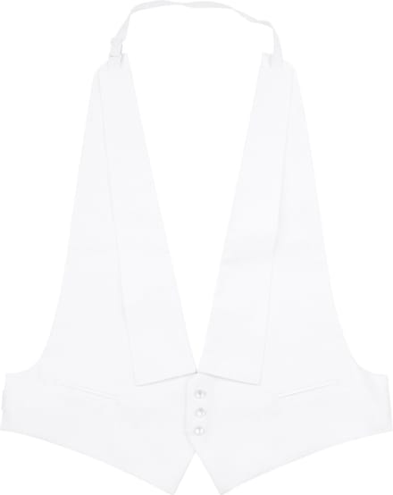 Rokvest Moldau Wit - Maat XL - Heren - Rokwit