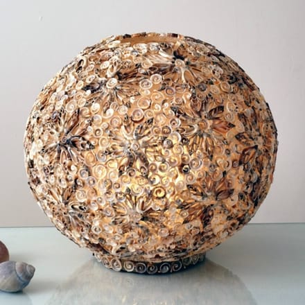 Holländer Decoratieve tafellamp MUSCHELBALL, 40 cm