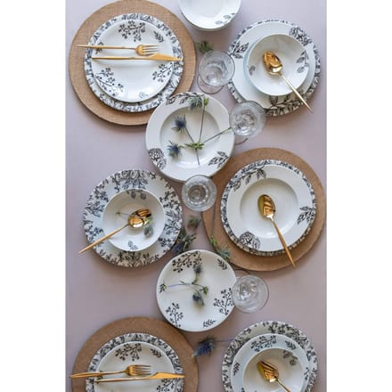 24-delige dinerset Delphine porselein | Hermia