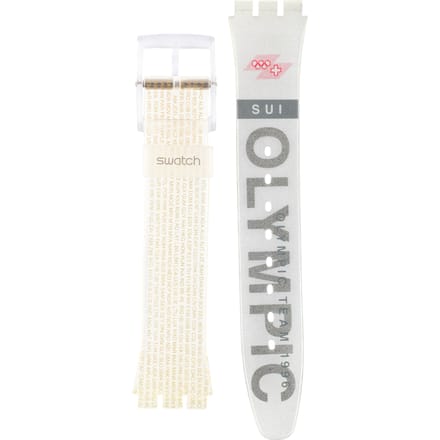 Swatch Plastic - Originals Medium (34mm) /Access/Solar/Musicall/Stop - G/SK/SL/SR/SS/SO28 AGZ150A GZ150A Olympic Team Switzerland band