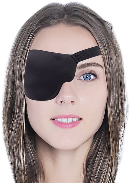 3D-oogmasker voor rechteroog met verstelbare gesp