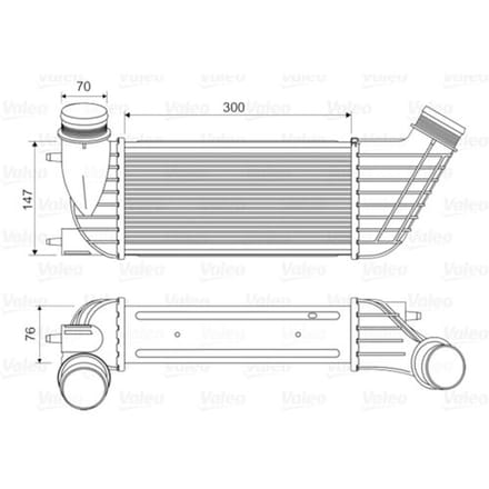Intercooler VALEO 818651