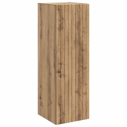 vidaXL - Wandgemonteerde - Badkamerkast - Artisanaal - eiken