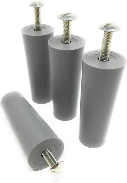 Roller shutter stops - Buffers set - Bevestiging reparatie - Universele pasvorm - 60 mm - Grijs