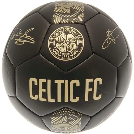 Celtic FC voetbal - maat 5 - inclusief handtekeningen