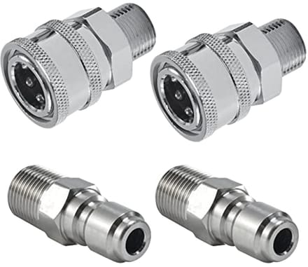 Hogedrukreiniger Adapter Set met 3/8 Inch Snelkoppeling
