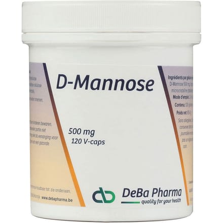 DeBa Pharma D-Mannose 500Mg V-Caps 120 Capsules