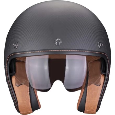 Scorpion Belfast Evo Carbon Solid Matt Black - Jethelm - Maat M - Motorhelm - ECE 22-06 gekeurd