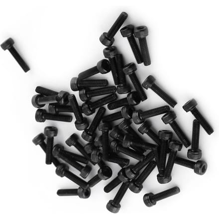 M3 Zwarte Zeskantkop Schroefbout Set (M3*12mm,Volledig Geschroefd,50 stuks)