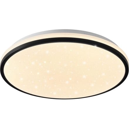 LIVARNO Plafondlamp LED-plafondlamp met kleurtemperatuurregeling, Ø 33. (Zwart)