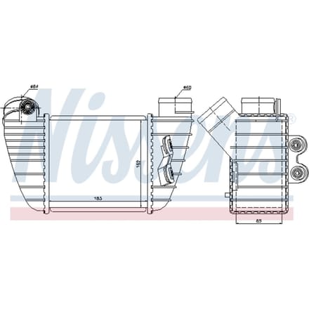 Intercooler NISSENS 96682